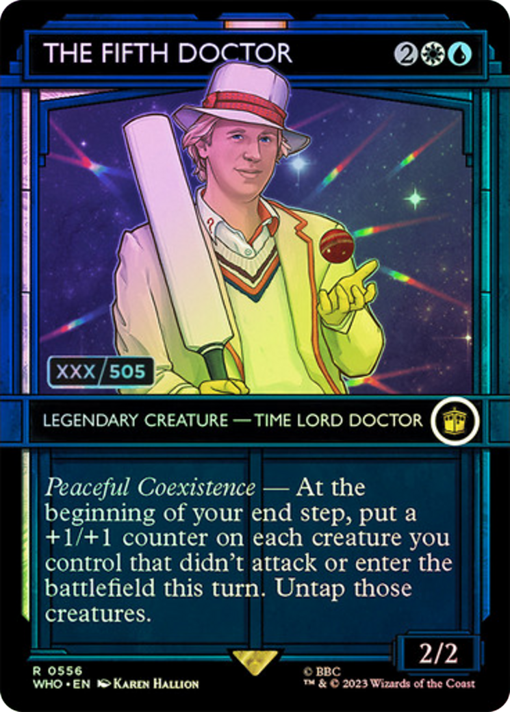 The Fifth Doctor (Serial Numbered) [Doctor Who] | Boutique FDB TCG