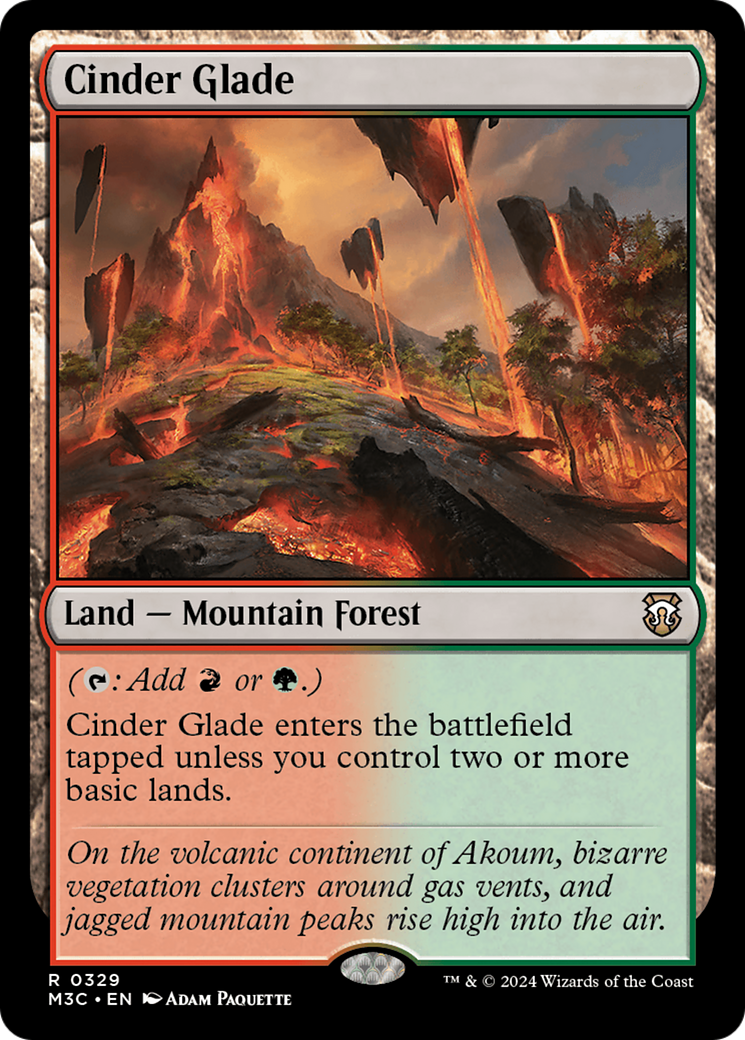 Cinder Glade [Modern Horizons 3 Commander] | Boutique FDB TCG