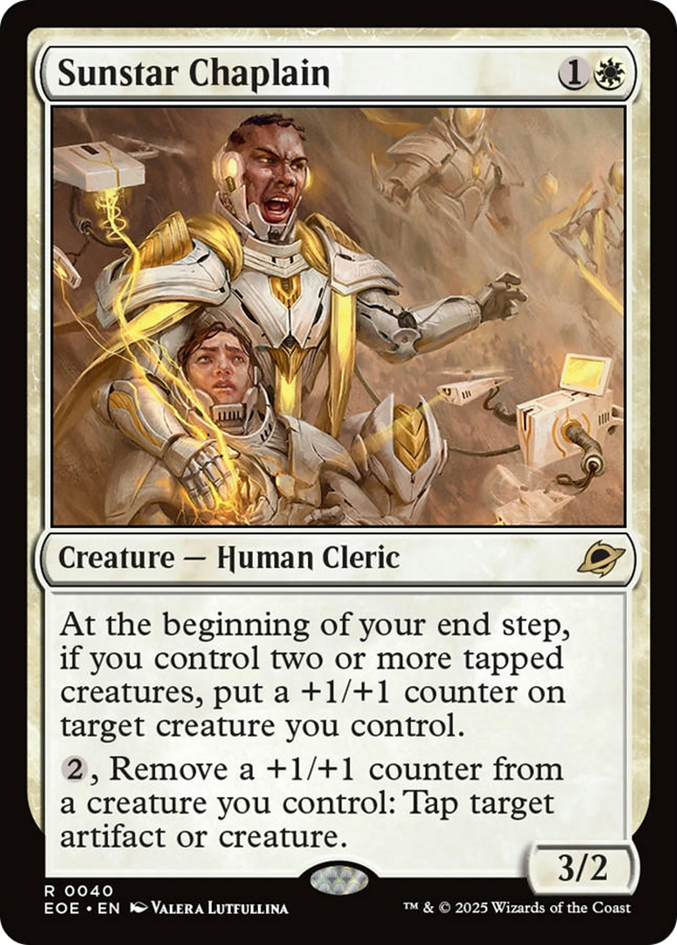 Sunstar Chaplain [Edge of Eternities] | Boutique FDB TCG