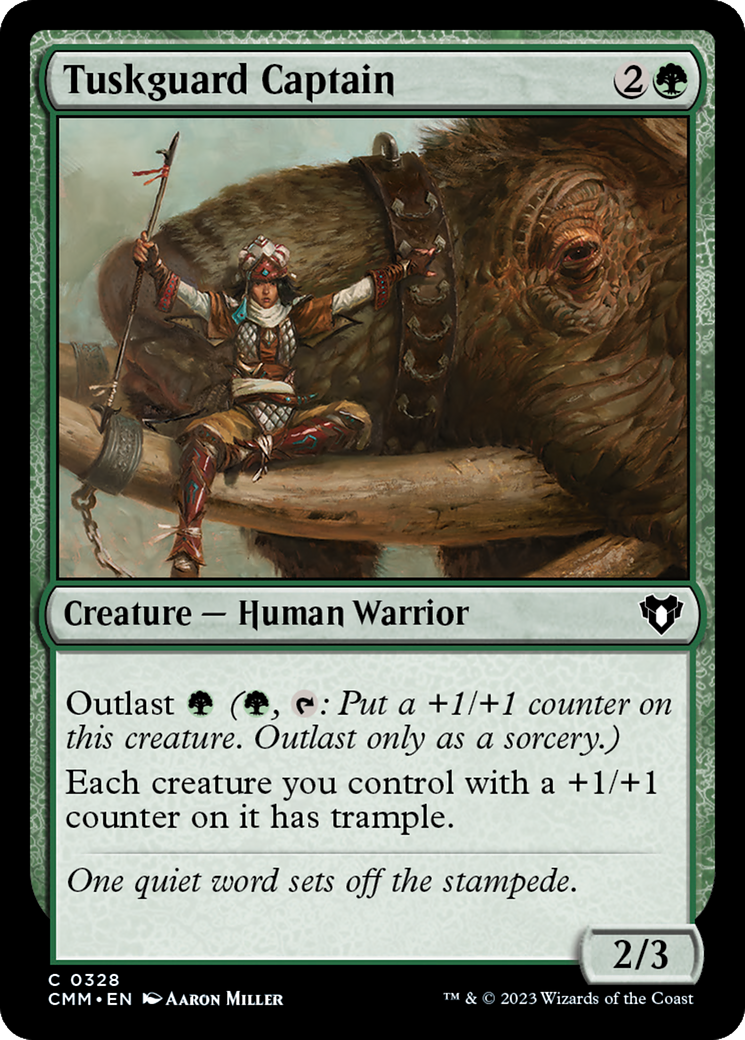 Tuskguard Captain [Commander Masters] | Boutique FDB TCG