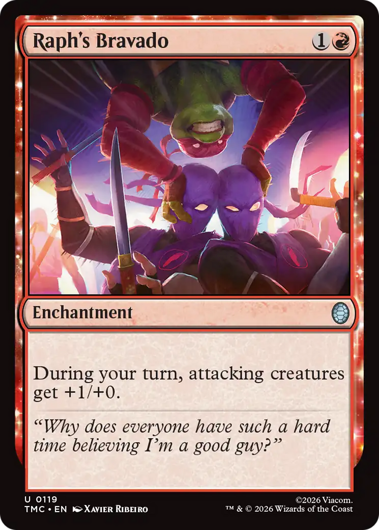 Raph's Bravado [Teenage Mutant Ninja Turtles Commander] | Boutique FDB TCG