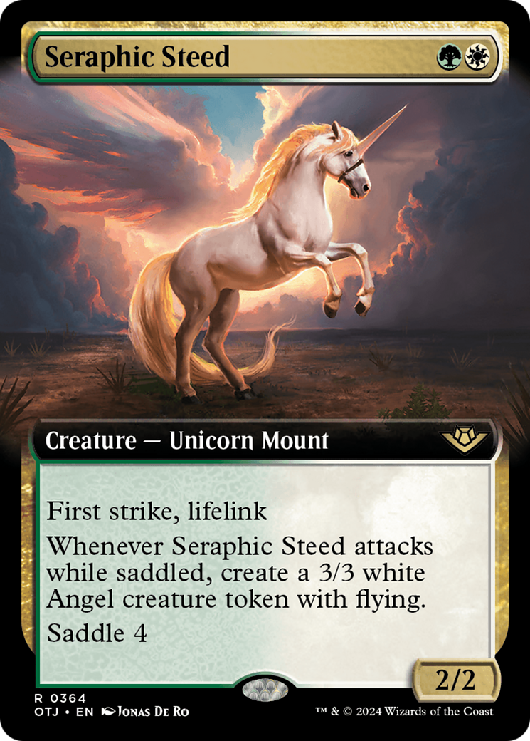 Seraphic Steed (Extended Art) [Outlaws of Thunder Junction] | Boutique FDB TCG