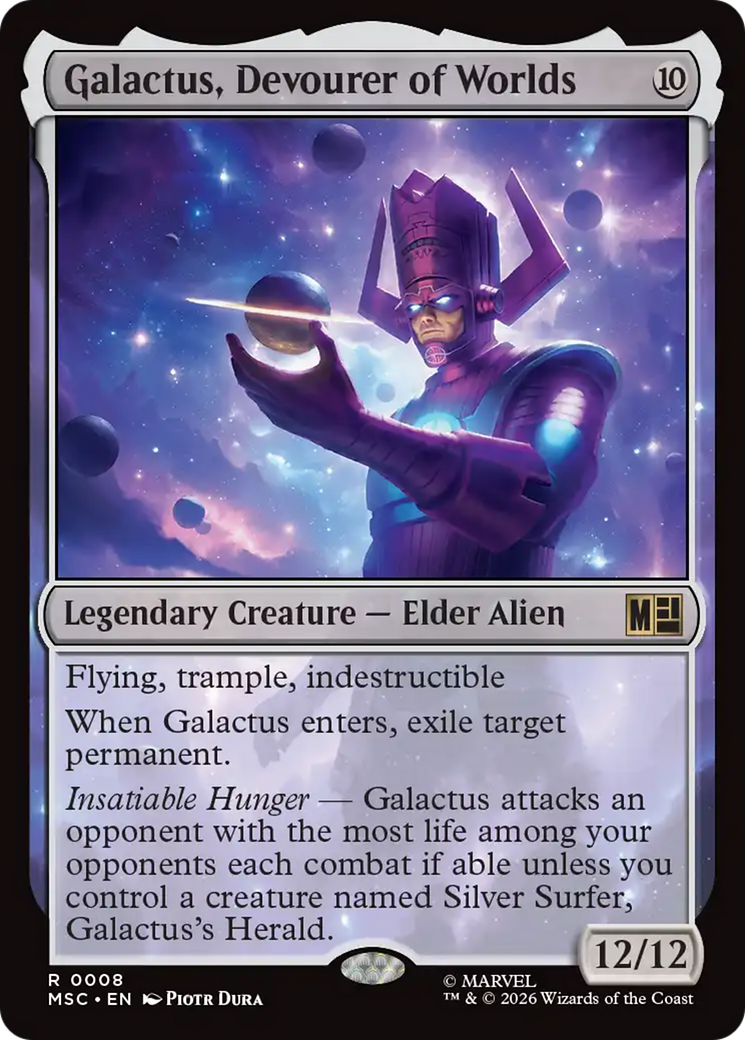 Galactus, Devourer of Worlds [Marvel Super Heroes Commander] | Boutique FDB TCG