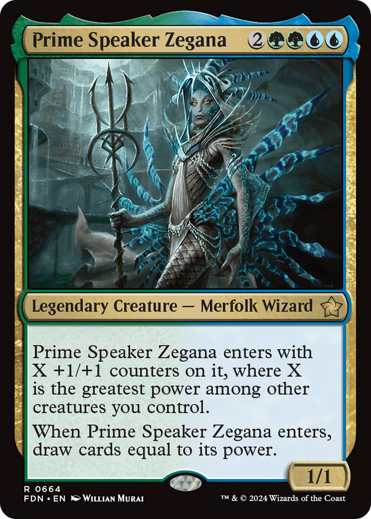 Prime Speaker Zegana [Foundations] | Boutique FDB TCG