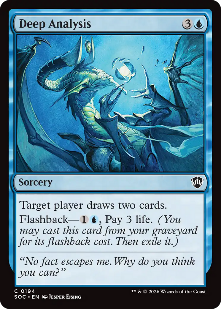Deep Analysis [Secrets of Strixhaven Commander] | Boutique FDB TCG