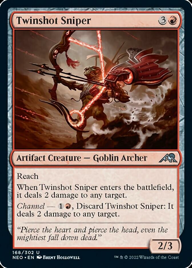 Twinshot Sniper [Kamigawa: Neon Dynasty] | Boutique FDB TCG