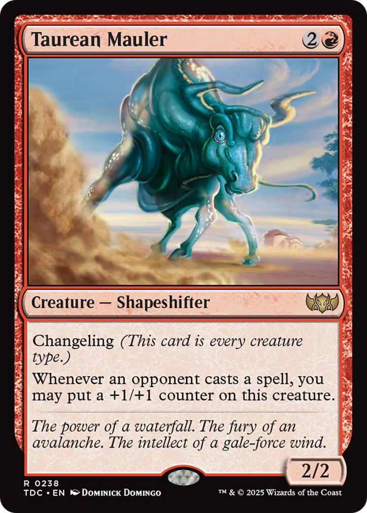Taurean Mauler [Tarkir: Dragonstorm Commander] | Boutique FDB TCG