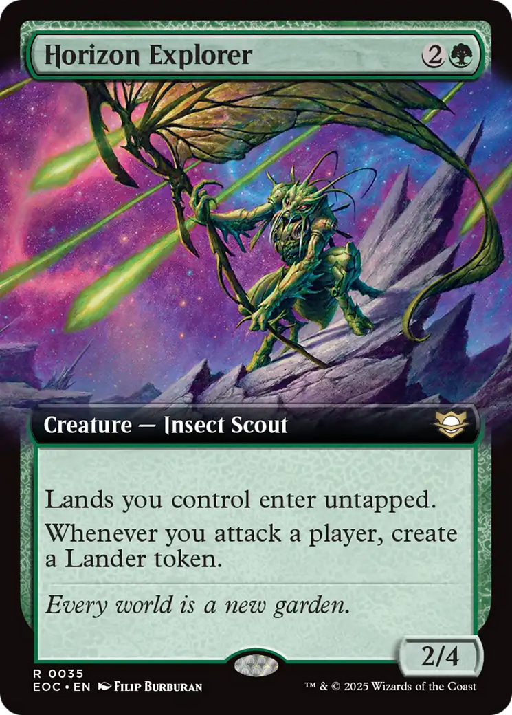 Horizon Explorer (Extended Art) [Edge of Eternities Commander] | Boutique FDB TCG