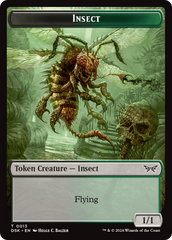 Insect (0013) // Manifest Double-Sided Token [Duskmourn: House of Horror Tokens] | Boutique FDB TCG