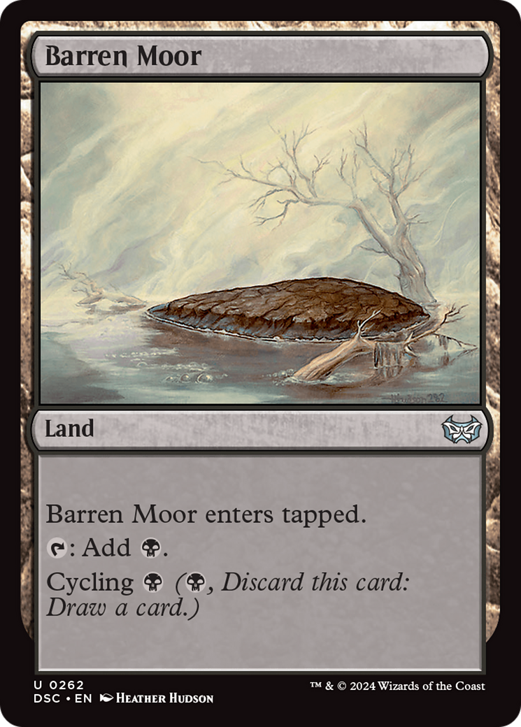 Barren Moor [Duskmourn: House of Horror Commander] | Boutique FDB TCG