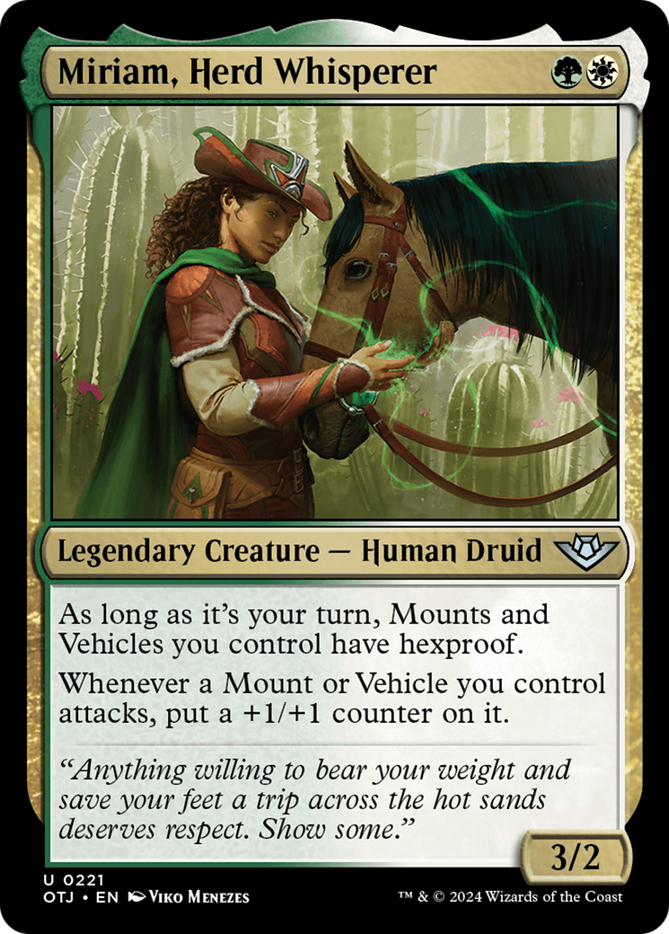 Miriam, Herd Whisperer [Outlaws of Thunder Junction] | Boutique FDB TCG