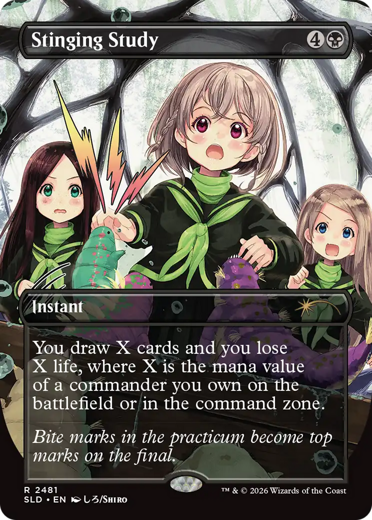 Stinging Study (2481) [Secret Lair Drop] | Boutique FDB TCG