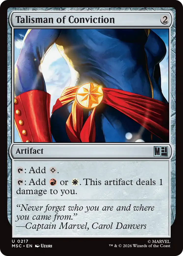 Talisman of Conviction [Marvel Super Heroes Commander] | Boutique FDB TCG