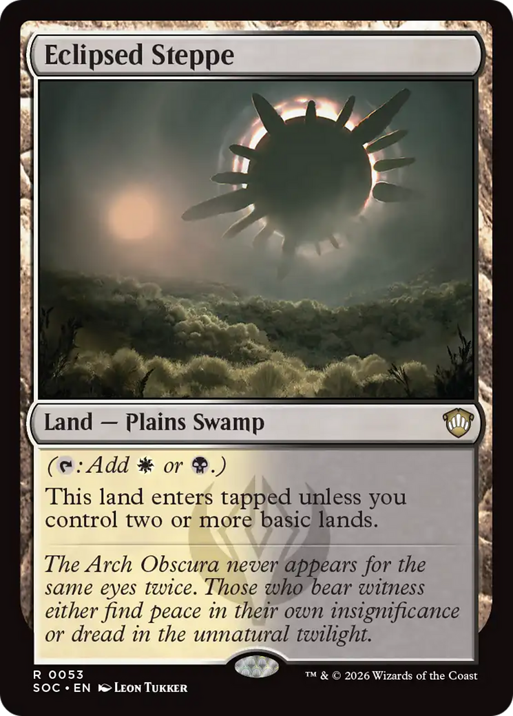 Eclipsed Steppe [Secrets of Strixhaven Commander] | Boutique FDB TCG