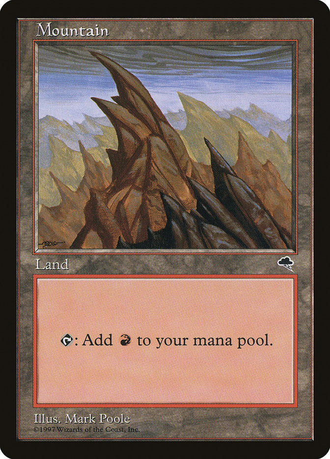 Mountain (All Peaks Pointing Left) [Tempest] | Boutique FDB TCG