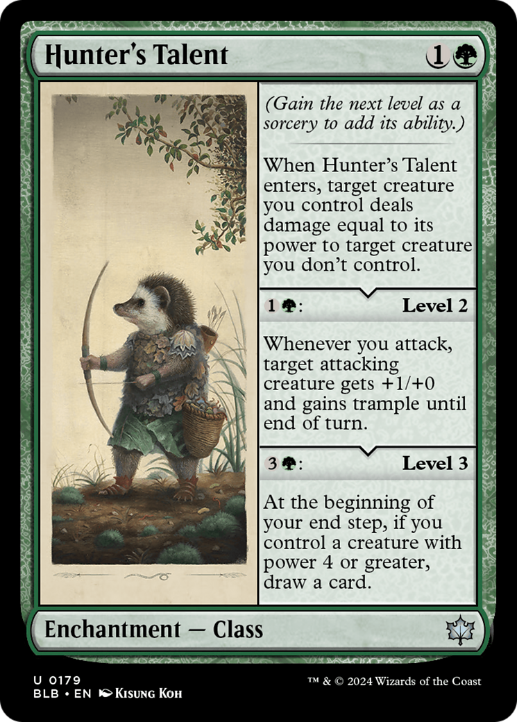 Hunter's Talent [Bloomburrow] | Boutique FDB TCG