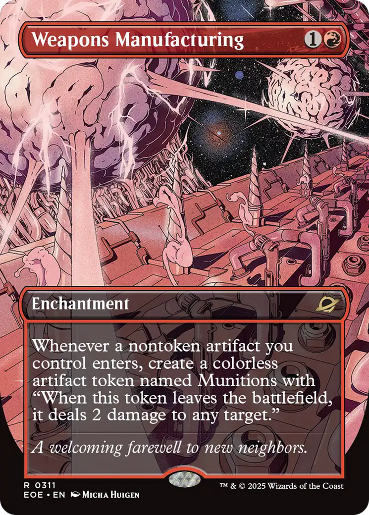 Weapons Manufacturing (Borderless) [Edge of Eternities] | Boutique FDB TCG