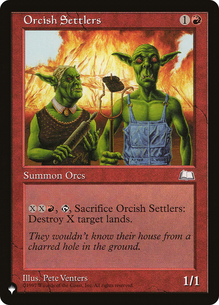 Orcish Settlers [The List Reprints] | Boutique FDB TCG