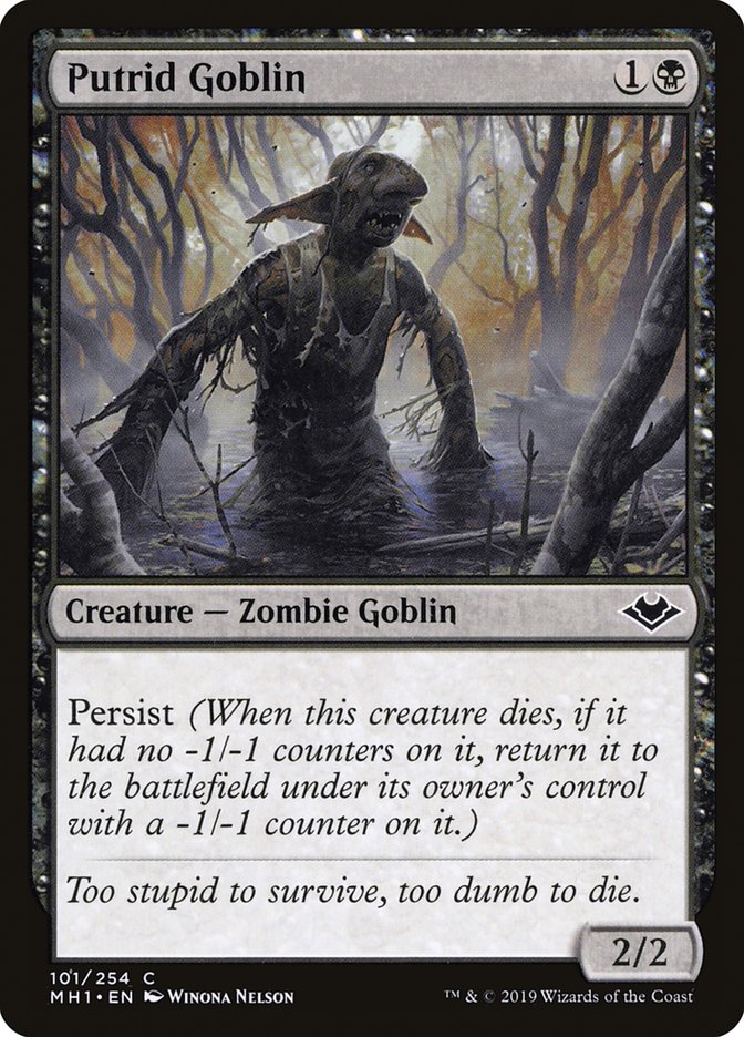 Putrid Goblin [Modern Horizons] | Boutique FDB TCG