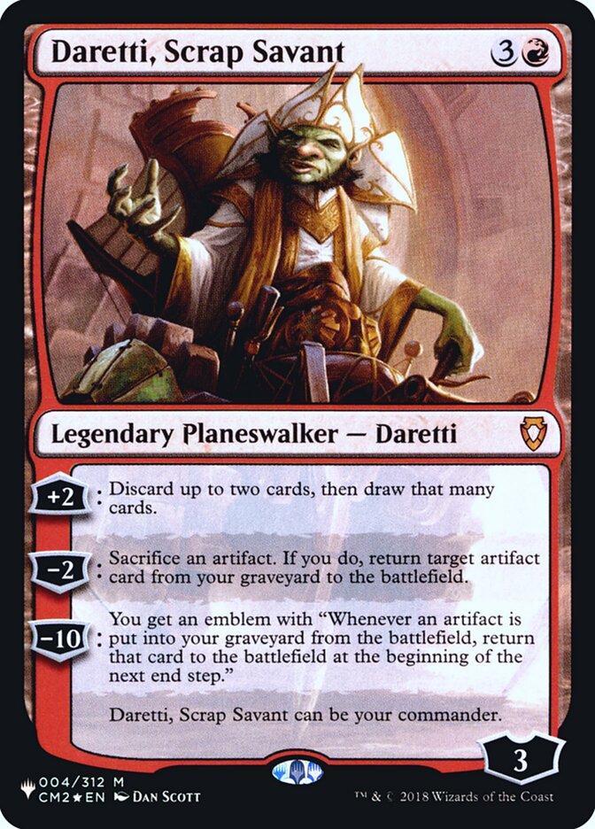 Daretti, Scrap Savant [Secret Lair: Heads I Win, Tails You Lose] | Boutique FDB TCG