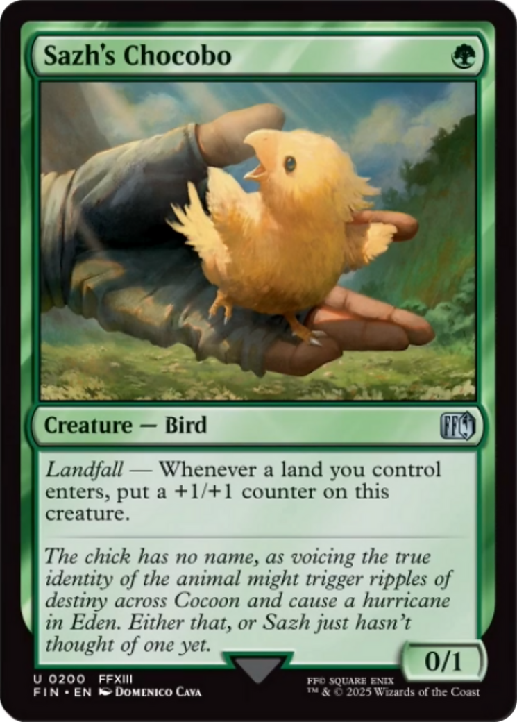 Sazh's Chocobo [FINAL FANTASY] | Boutique FDB TCG