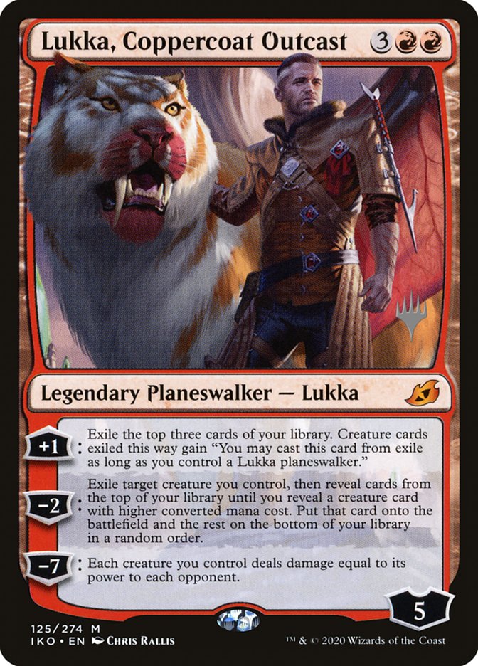 Lukka, Coppercoat Outcast (Promo Pack) [Ikoria: Lair of Behemoths Promos] | Boutique FDB TCG