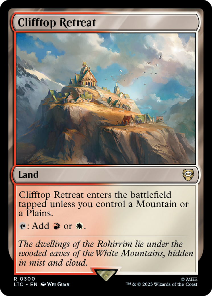 Clifftop Retreat [The Lord of the Rings: Tales of Middle-Earth Commander] | Boutique FDB TCG