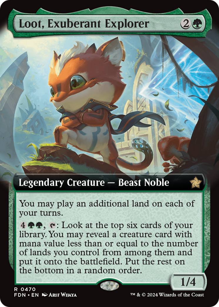 Loot, Exuberant Explorer (Extended Art) [Foundations] | Boutique FDB TCG