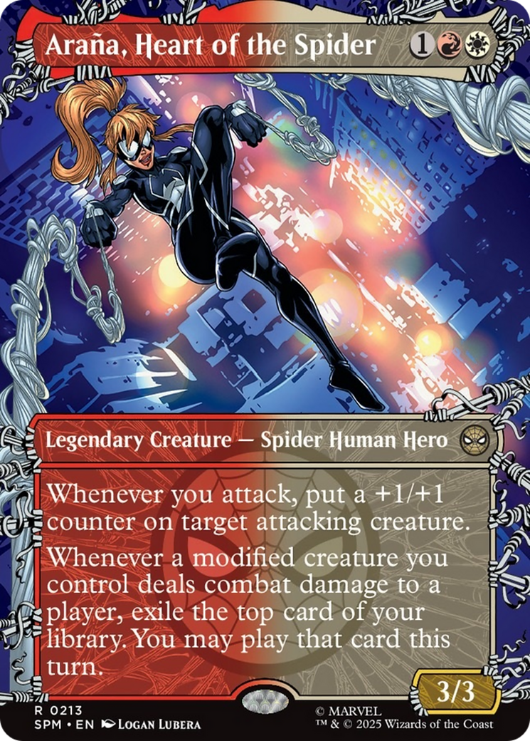 Arana, Heart of the Spider (Borderless) [Marvel's Spider-Man] | Boutique FDB TCG