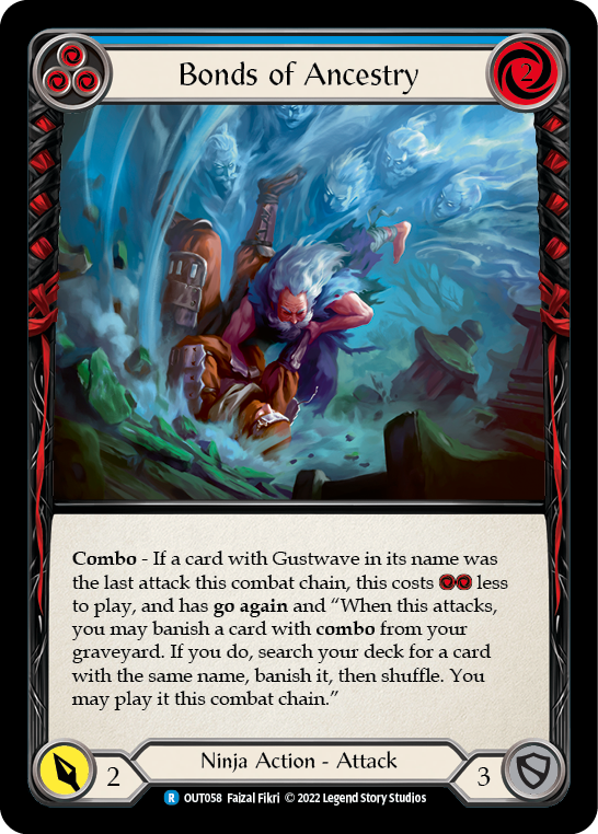 Bonds of Ancestry (Blue) [OUT058] (Outsiders) | Boutique FDB TCG