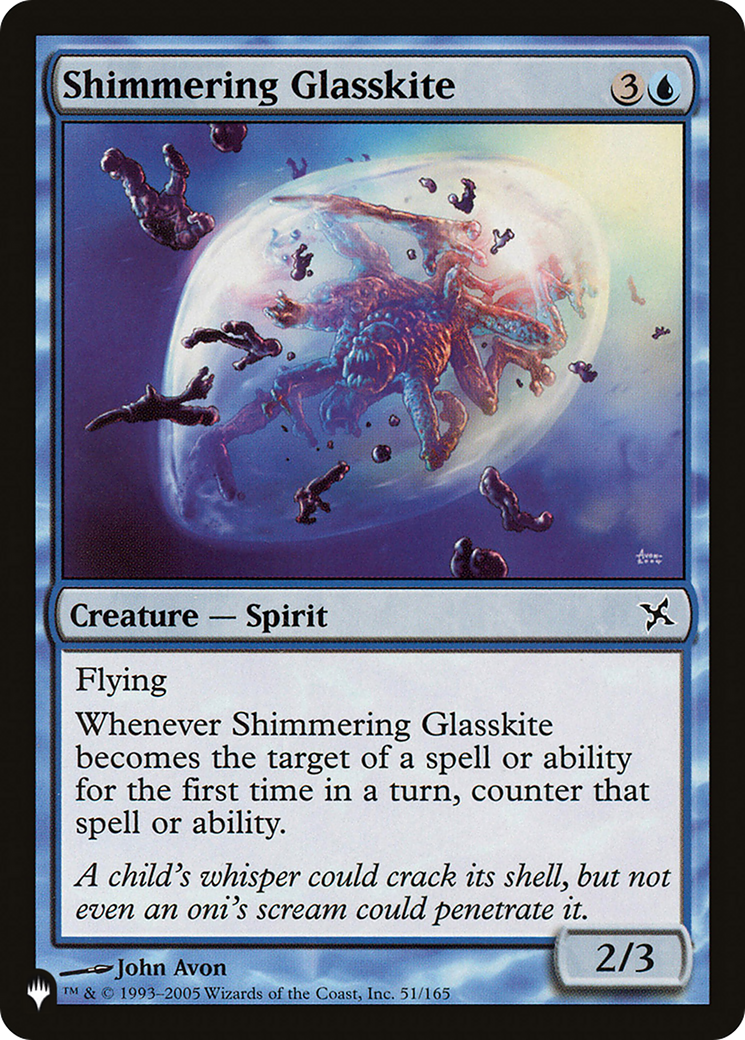 Shimmering Glasskite [The List] | Boutique FDB TCG