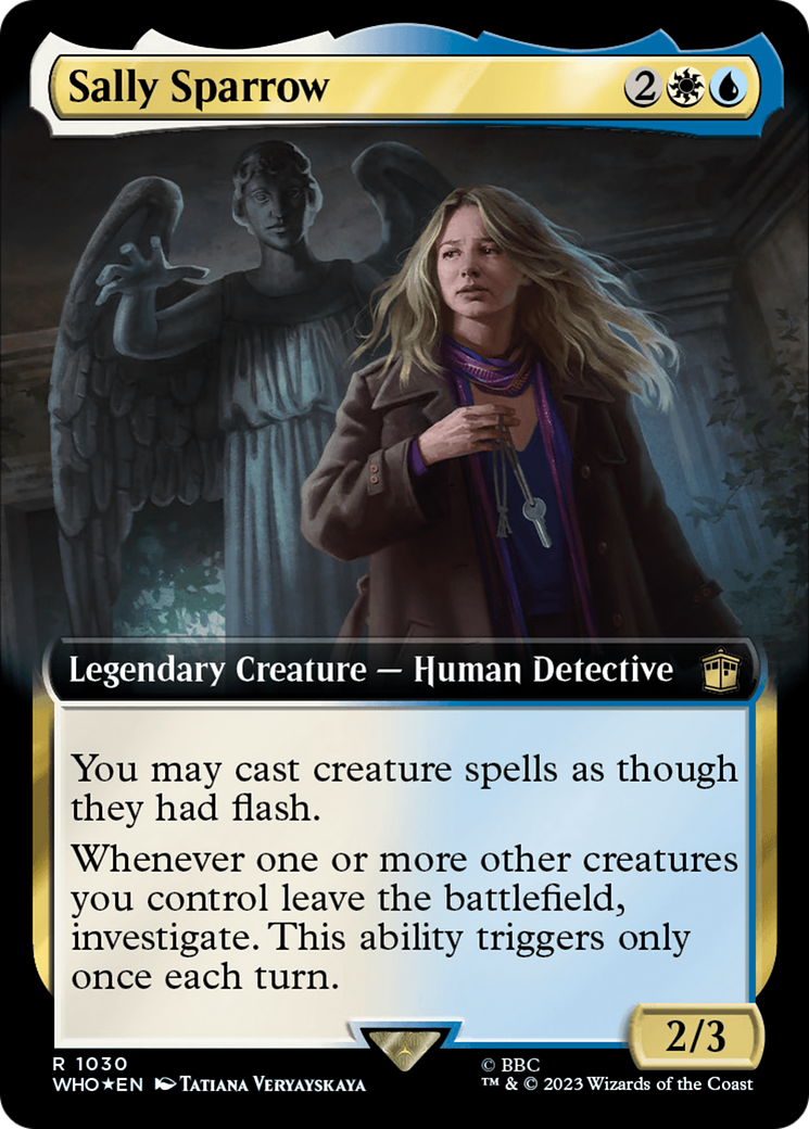 Sally Sparrow (Extended Art) (Surge Foil) [Doctor Who] | Boutique FDB TCG