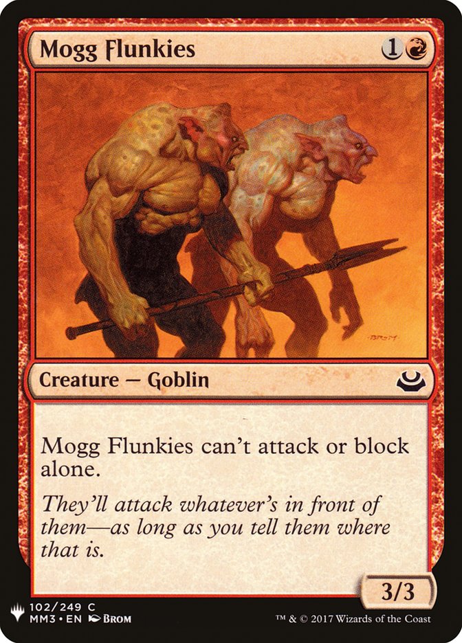 Mogg Flunkies [Mystery Booster] | Boutique FDB TCG