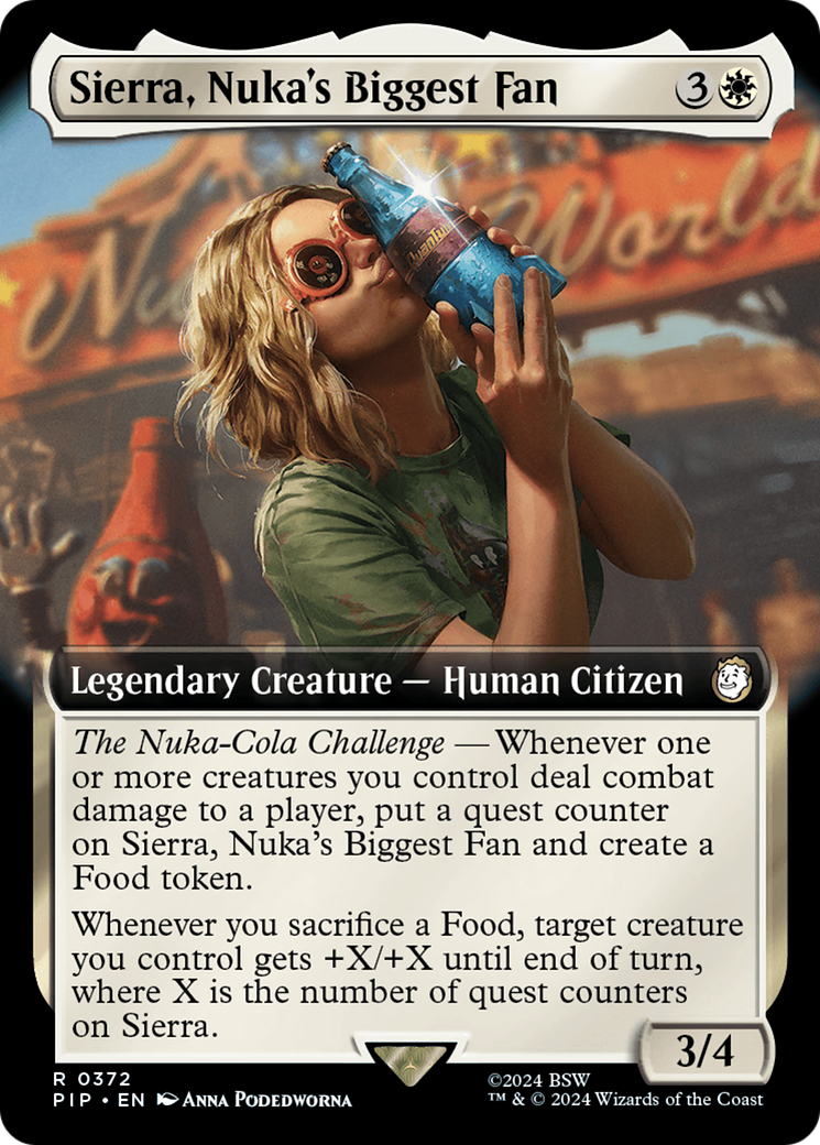 Sierra, Nuka's Biggest Fan (Extended Art) [Fallout] | Boutique FDB TCG