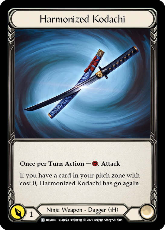 Harmonized Kodachi [BEN002] (Outsiders Benji Blitz Deck) | Boutique FDB TCG