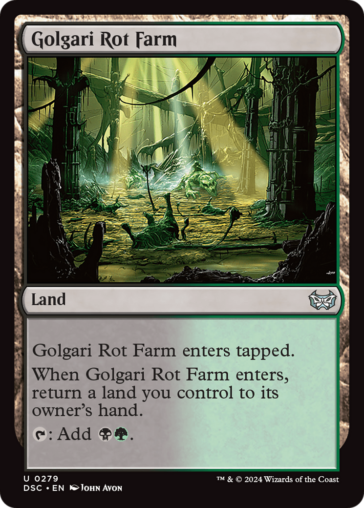 Golgari Rot Farm [Duskmourn: House of Horror Commander] | Boutique FDB TCG