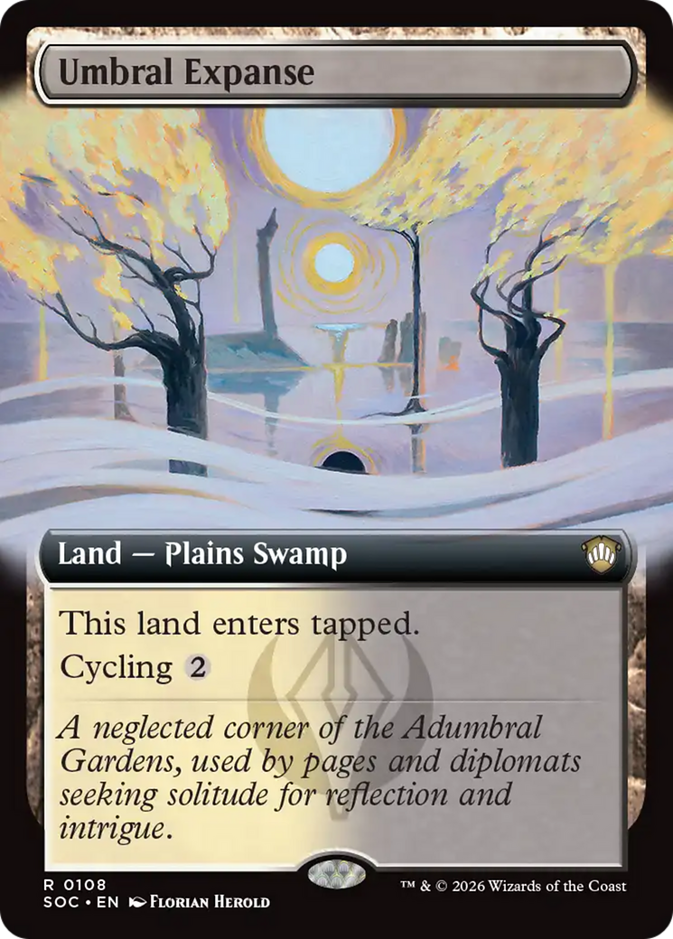 Umbral Expanse (Extended Art) [Secrets of Strixhaven Commander] | Boutique FDB TCG
