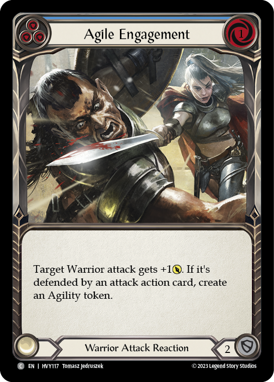 Agile Engagement (Blue) [HVY117] (Heavy Hitters) | Boutique FDB TCG