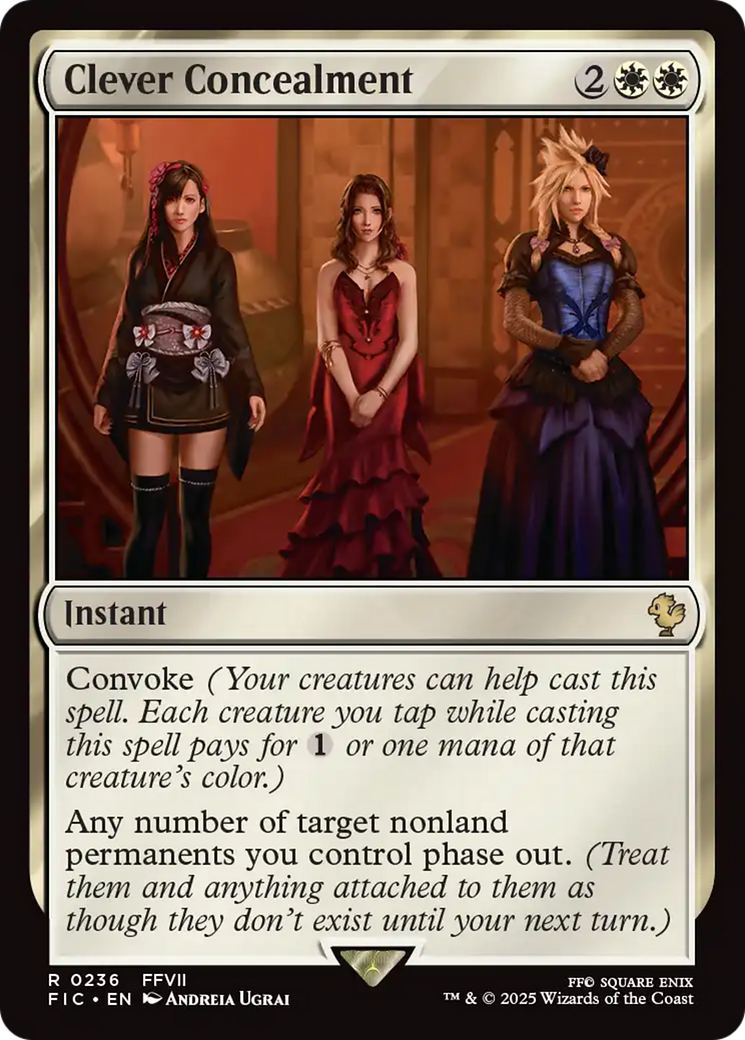 Clever Concealment [FINAL FANTASY Commander] | Boutique FDB TCG