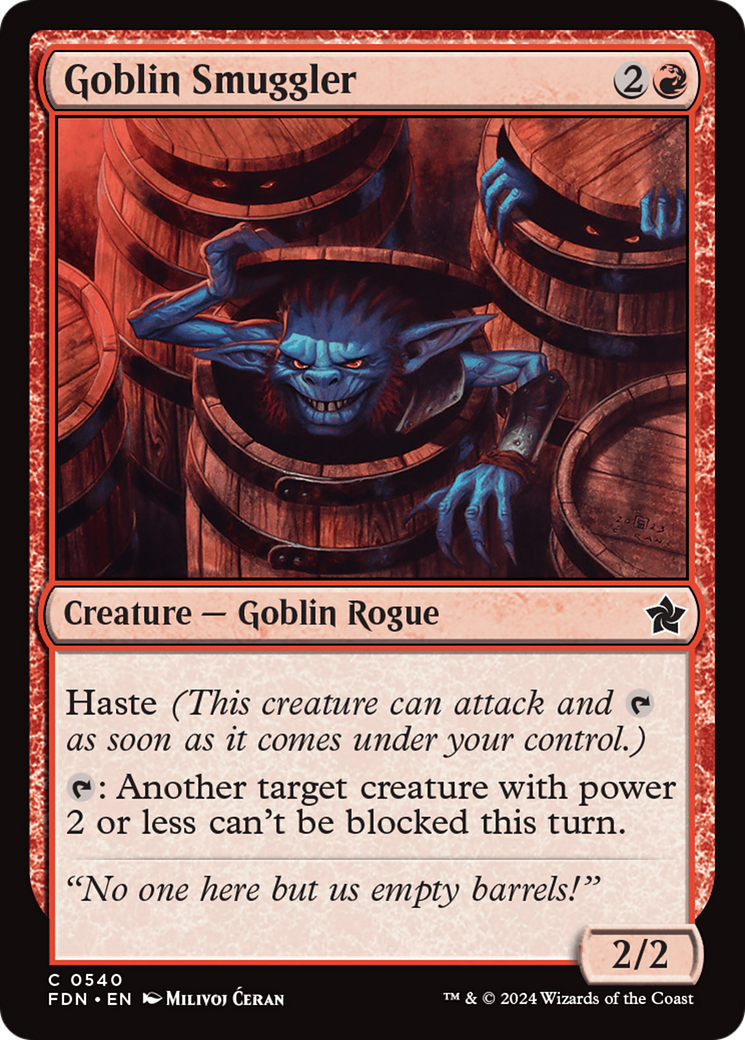 Goblin Smuggler [Foundations] | Boutique FDB TCG