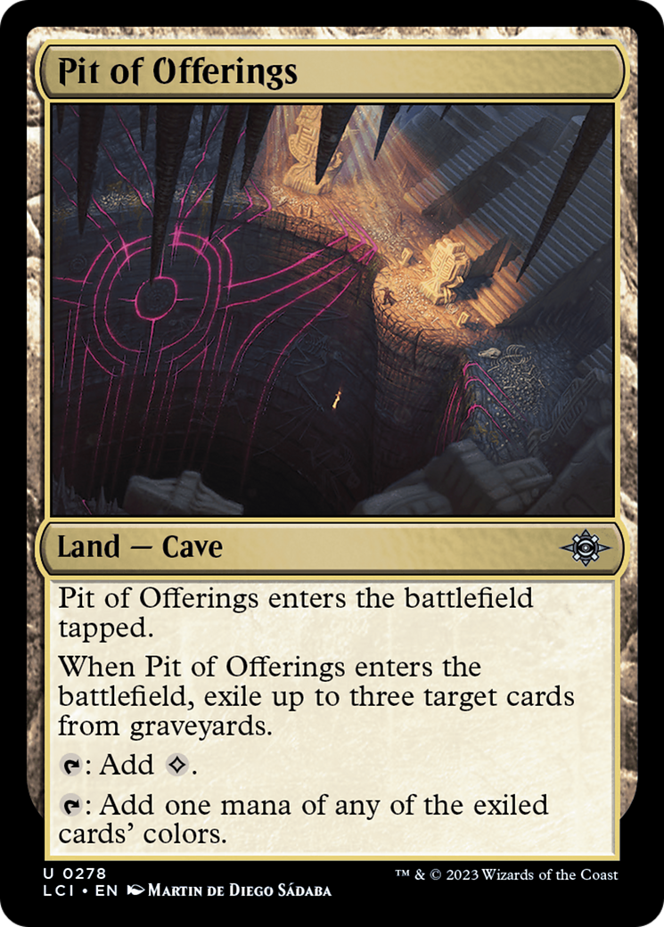 Pit of Offerings [The Lost Caverns of Ixalan] | Boutique FDB TCG