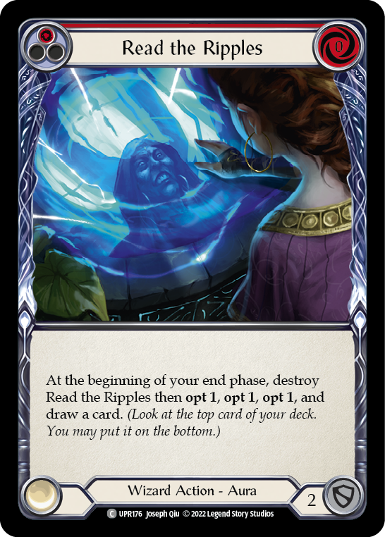 Read the Ripples (Red) [UPR176] (Uprising)  Rainbow Foil | Boutique FDB TCG