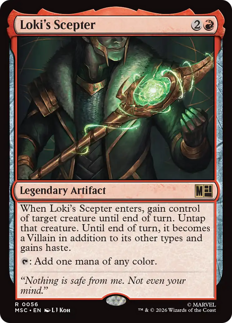 Loki's Scepter [Marvel Super Heroes Commander] | Boutique FDB TCG