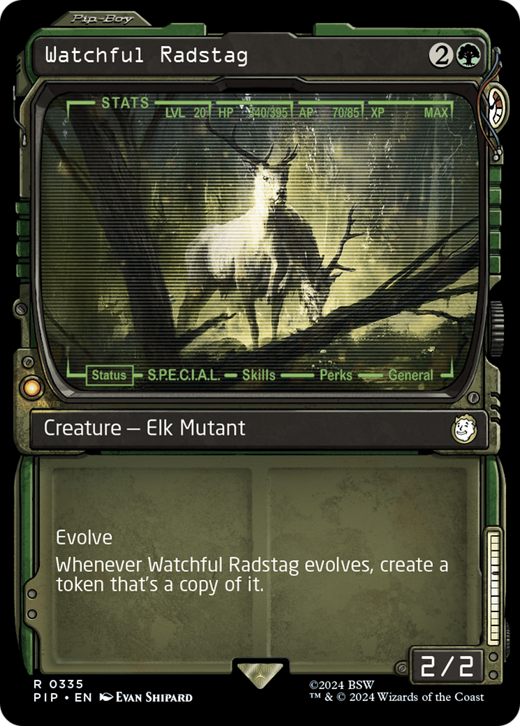 Watchful Radstag (Showcase) [Fallout] | Boutique FDB TCG