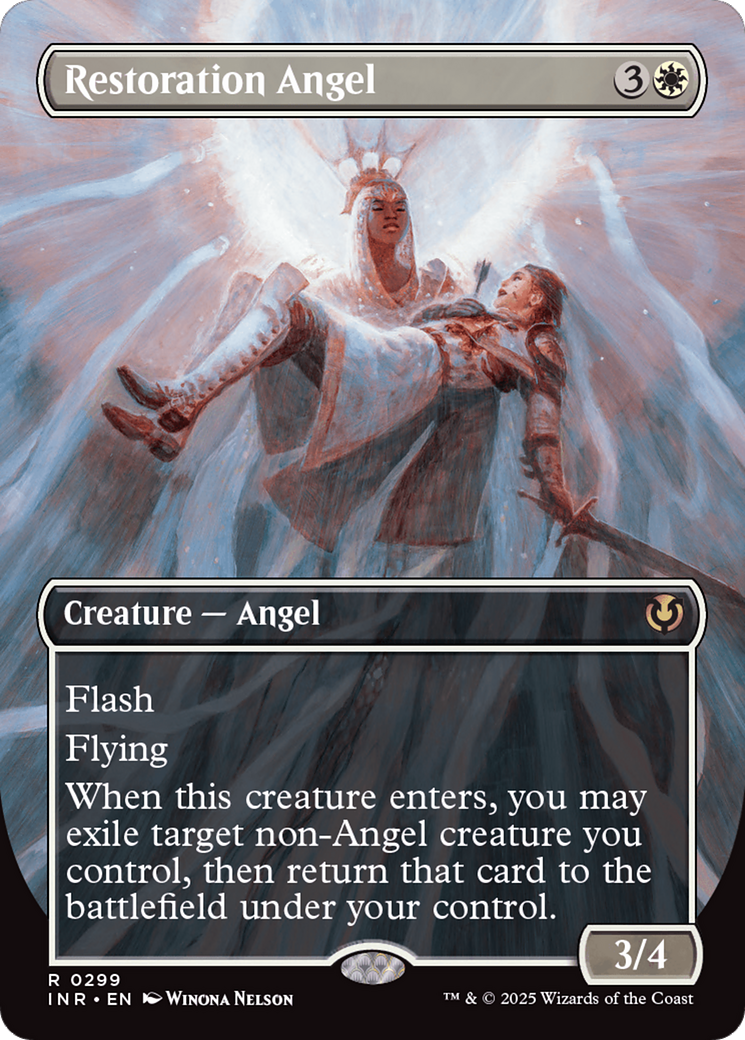 Restoration Angel (Borderless) [Innistrad Remastered] | Boutique FDB TCG