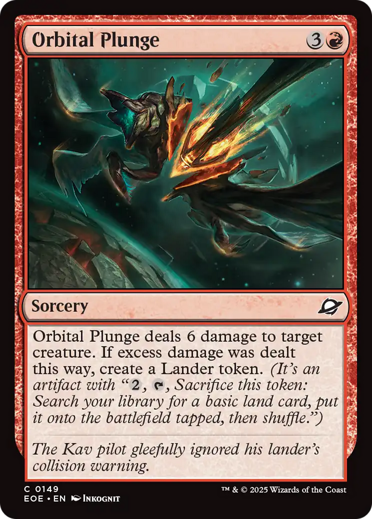 Orbital Plunge [Edge of Eternities] | Boutique FDB TCG