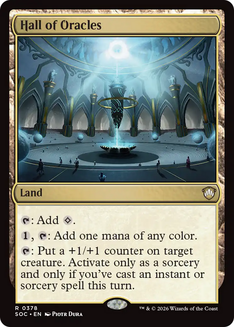 Hall of Oracles [Secrets of Strixhaven Commander] | Boutique FDB TCG