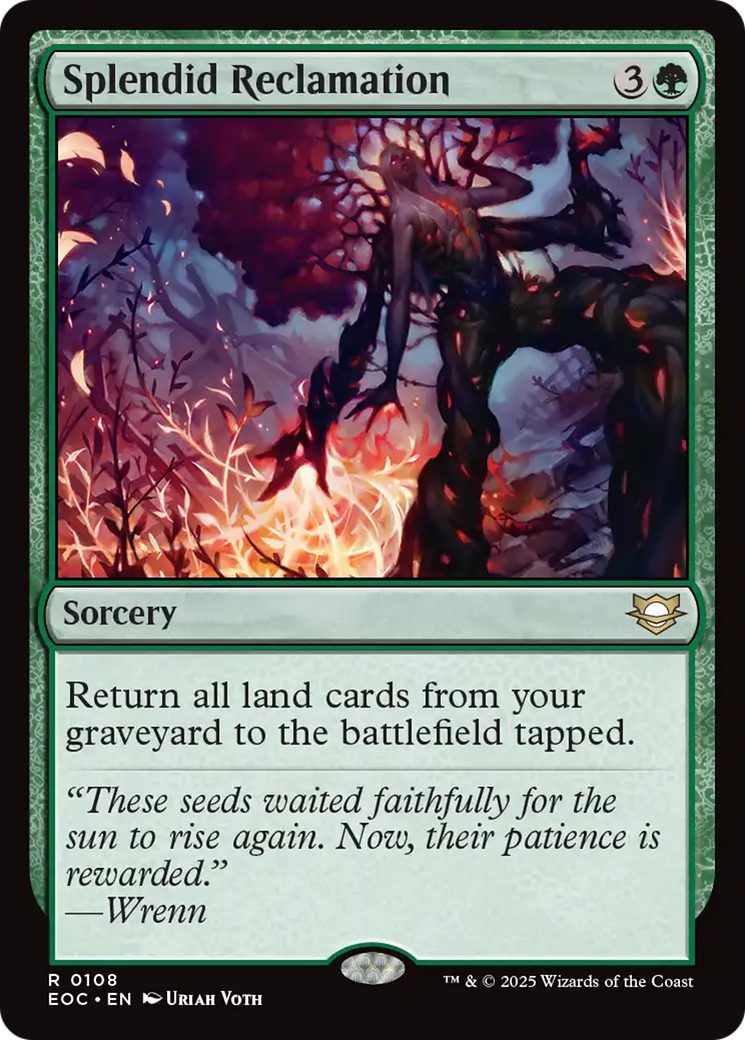Splendid Reclamation [Edge of Eternities Commander] | Boutique FDB TCG