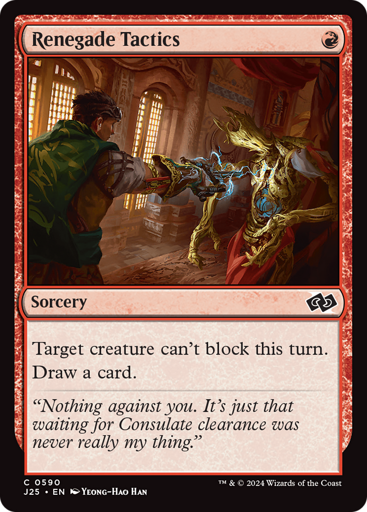 Renegade Tactics [Foundations Jumpstart] | Boutique FDB TCG