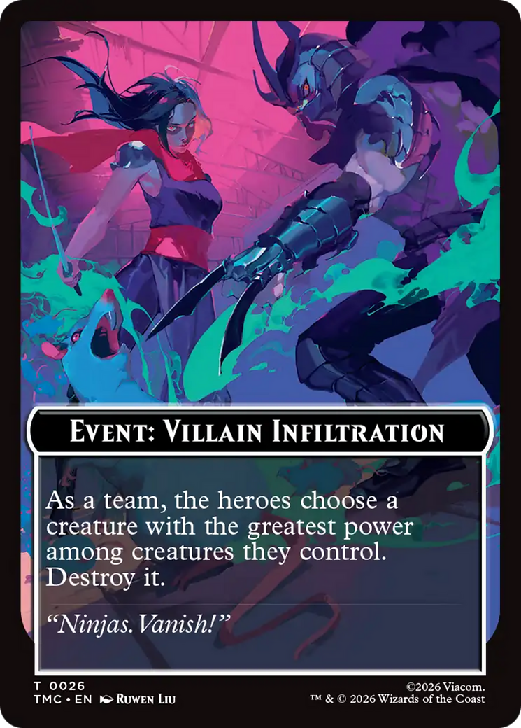 Event: Villain Infiltration [Teenage Mutant Ninja Turtles Commander Tokens] | Boutique FDB TCG